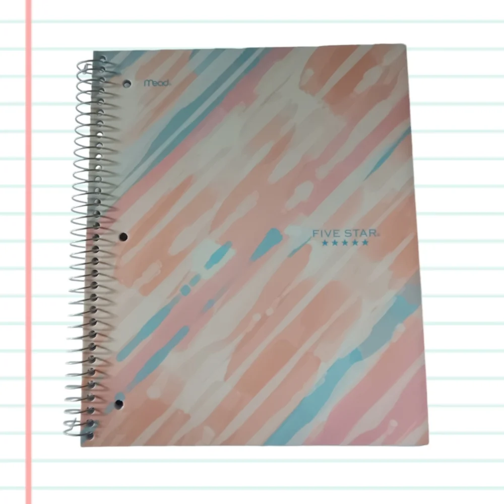 Five Star Pastel Notebook
